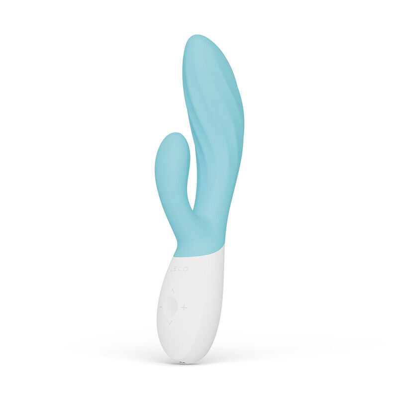 LELO - INA TWIST DOUBLE VIBRATOR RABBIT FOR G-SPOT AND CLITORIS BLUE