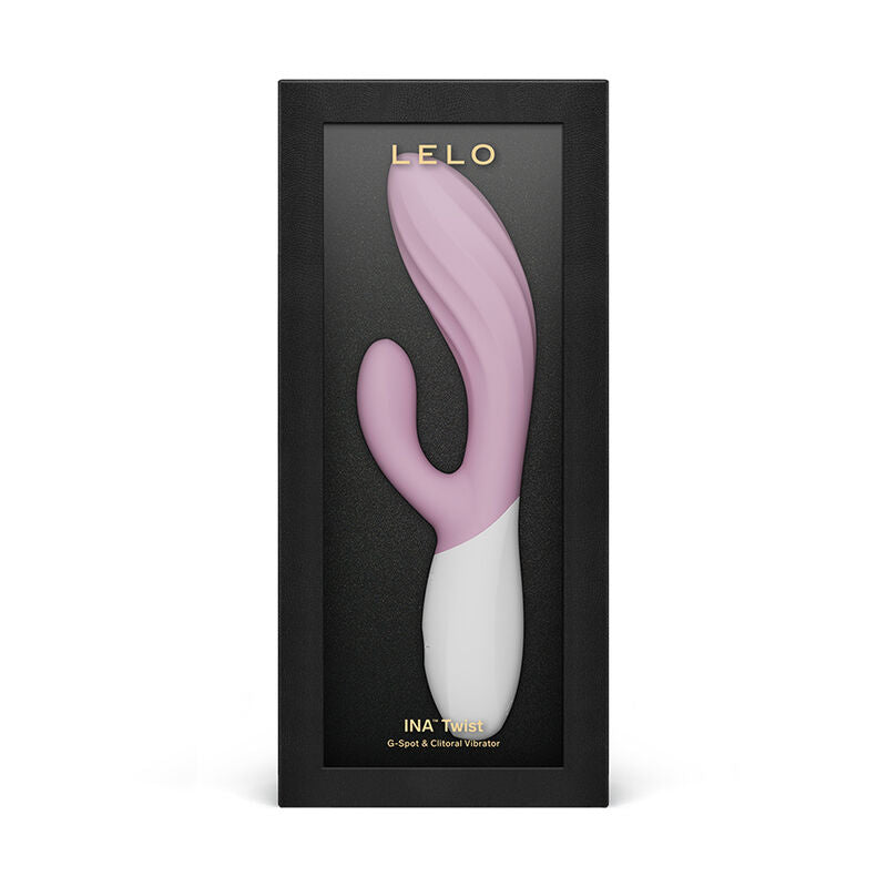 LELO - INA TWIST DOUBLE VIBRATOR RABBIT FOR G-SPOT AND CLITORIS PINK
