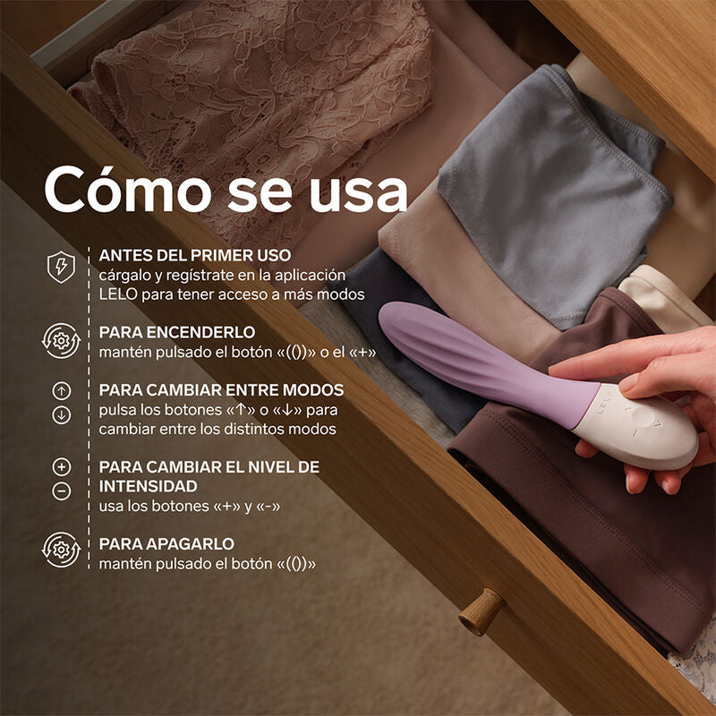 LELO - MONA TWIST RECHARGEABLE APP-CONTROLLED G-SPOT VIBRATOR LAVENDER