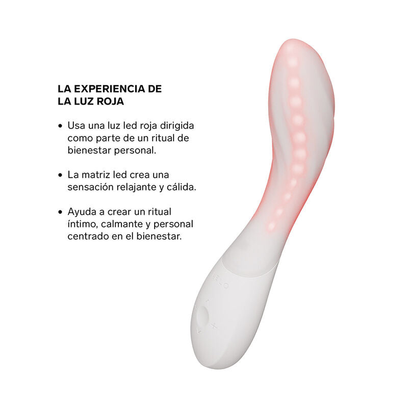 LELO - MONA SPECTRA RED LIGHT INTIMATE MASSAGER RECHARGEABLE APP-CONTROLLED