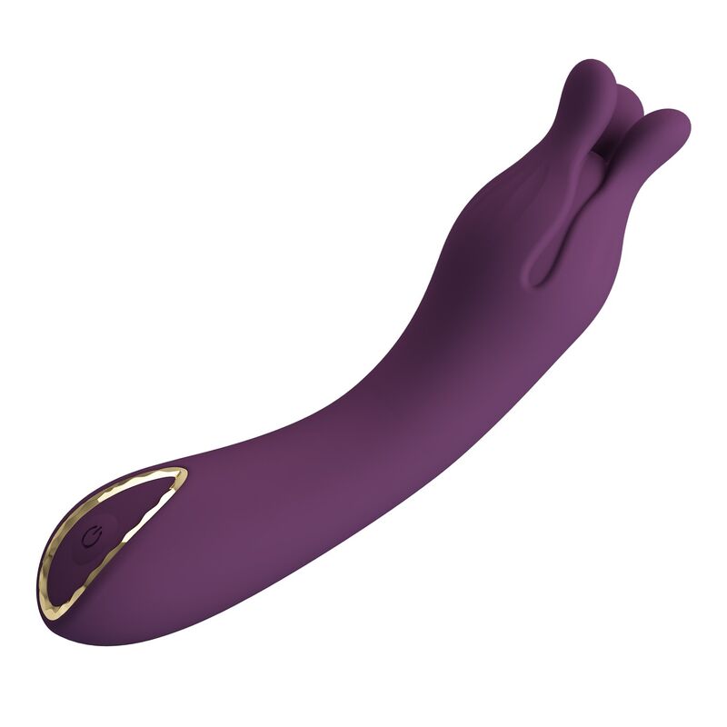 PRETTY LOVE - LUNAO RECHARGEABLE VIBRATOR 10 FUNCTIONS PURPLE