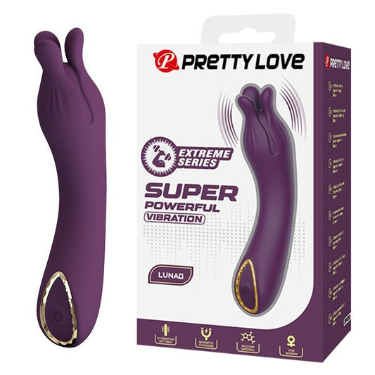 PRETTY LOVE - LUNAO VIBROMASSEUR RECHARGEABLE 10 FONCTIONS VIOLET