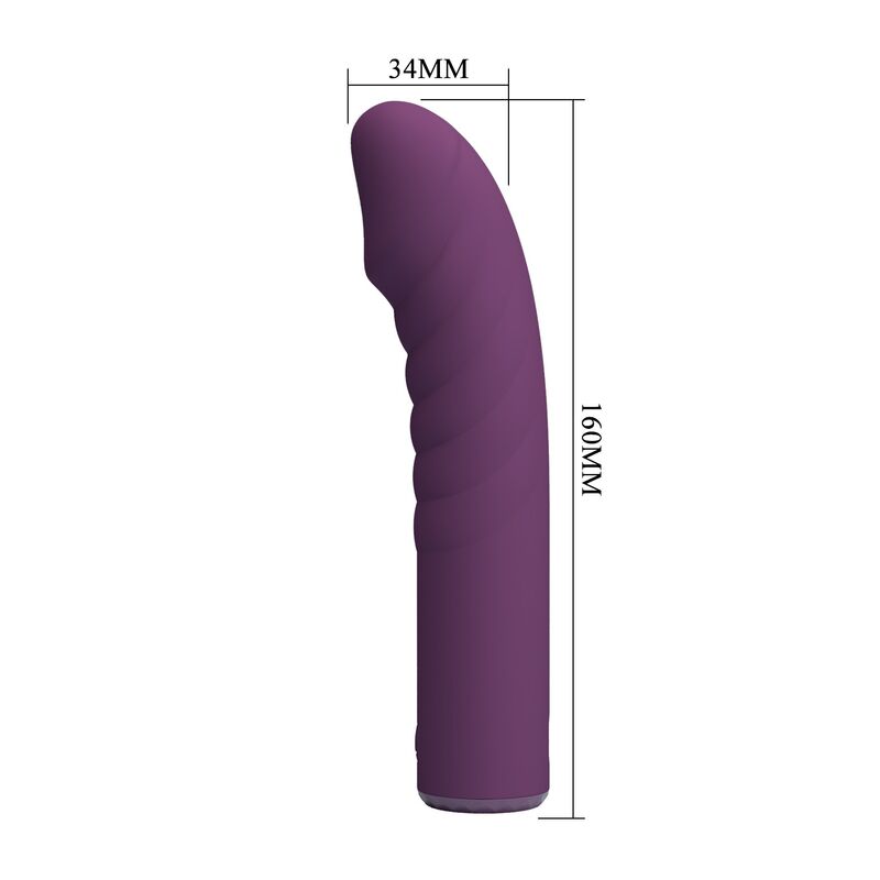 PRETTY LOVE - VIBRATORE RICARICABILE RYLAND 10 FUNZIONI VIOLA