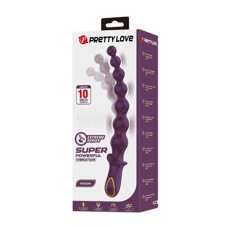 PRETTY LOVE - MADISON WIEDERAUFLADBARER ANAL-VIBRATOR 10 FUNKTIONEN