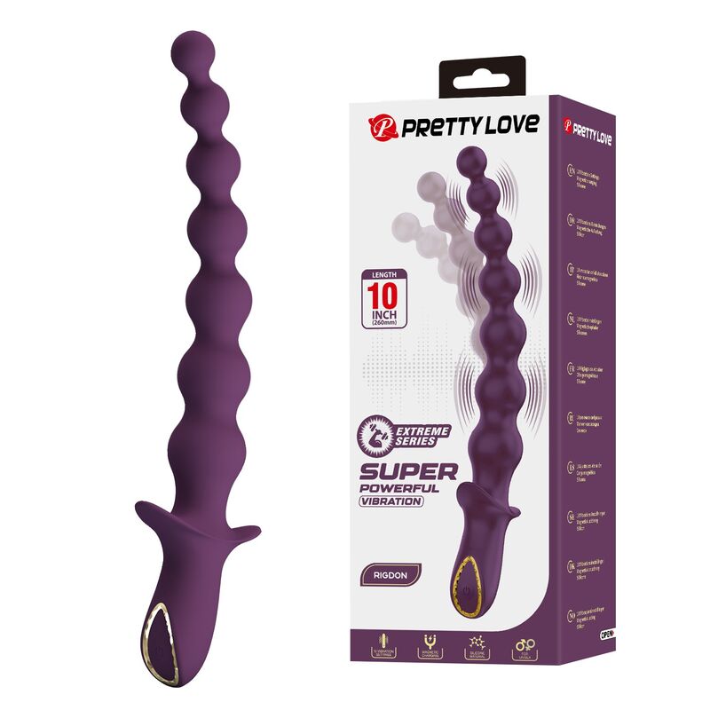 PRETTY LOVE - MADISON WIEDERAUFLADBARER ANAL-VIBRATOR 10 FUNKTIONEN