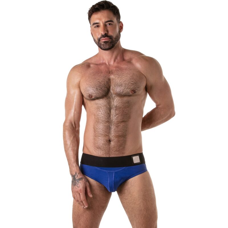 LOCKER GEAR - JOCKBRIEF MIT BREITEM BUND, BLAU, M