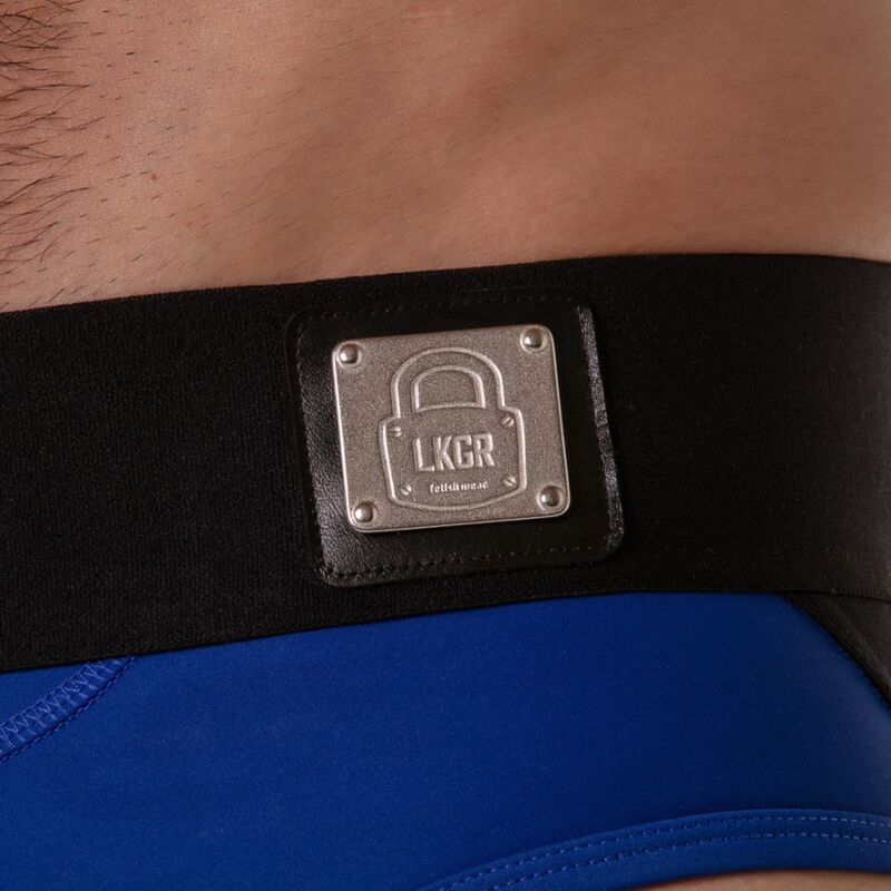 LOCKER GEAR - JOCKBRIEF MIT BREITEM BUND, BLAU, M