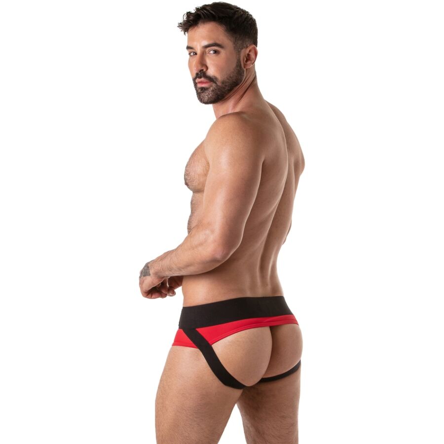 LOCKER GEAR - JOCKBRIEF MIT BREITEM BUND, ROT L