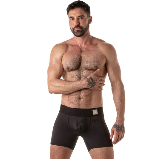 LOCKER GEAR - SZEROKI PAS BAGAŻNIKOWY CZARNY XL