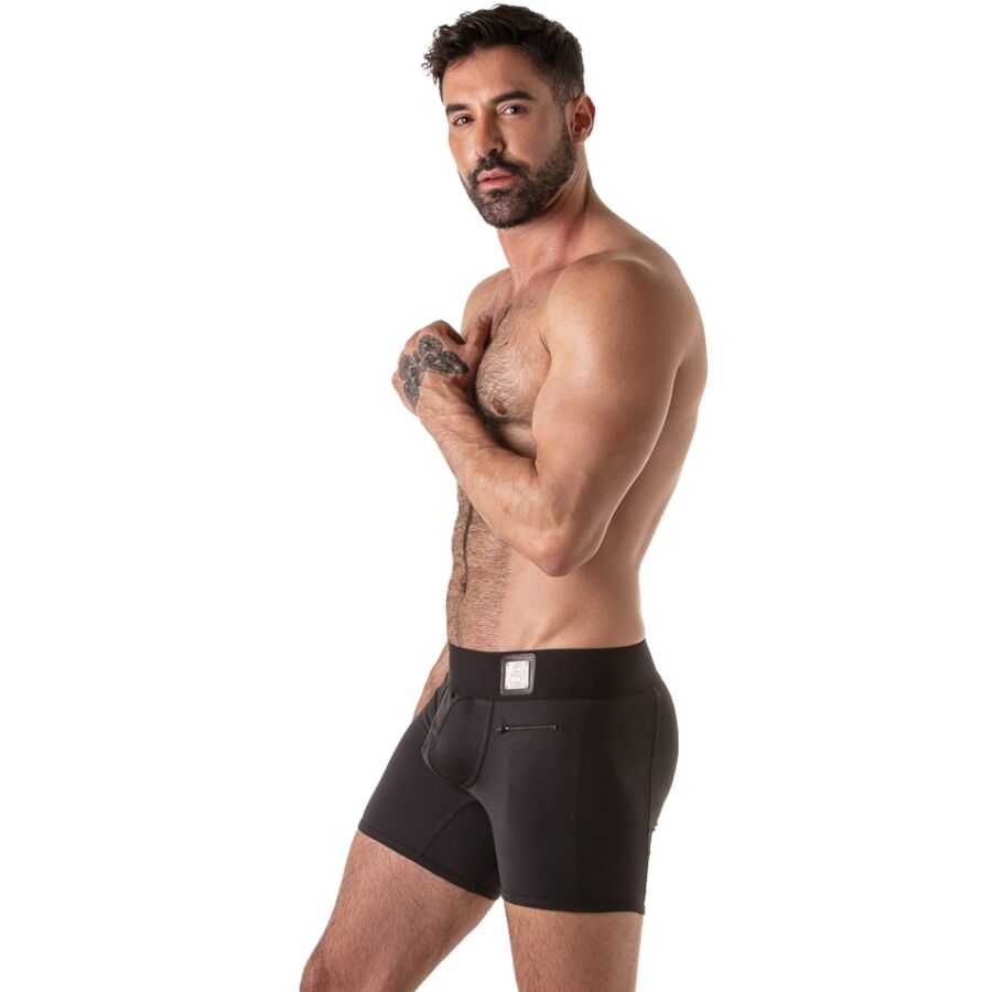 LOCKER GEAR - SZEROKI PAS BAGAŻNIKOWY CZARNY XL