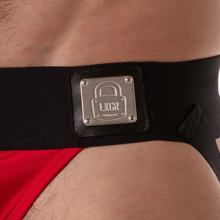 LOCKER GEAR - SOSPENSIONE CON FASCIA IN VITA LARGA ROSSA XL