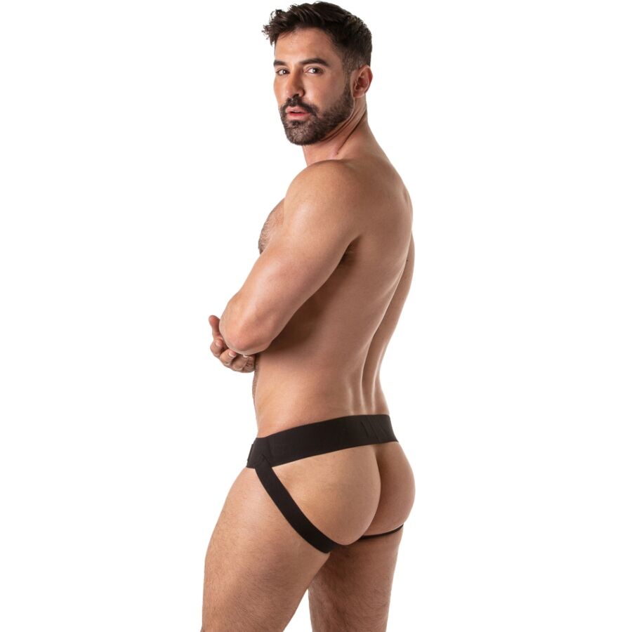 LOCKER GEAR - SOSPENSIONE CON FASCIA IN VITA LARGA NERA XL