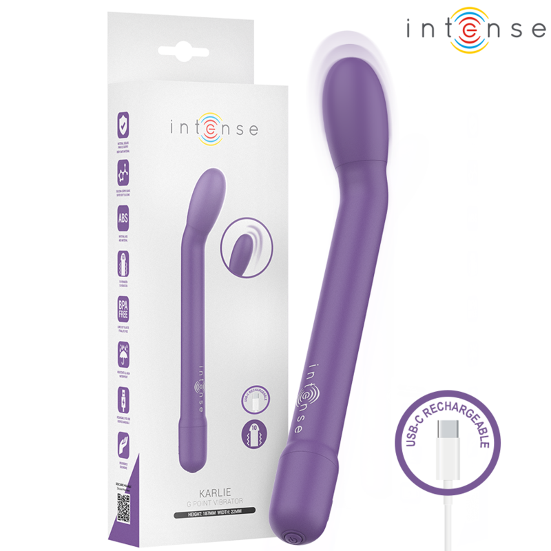 INTENSE - KARLIE RECHARGEABLE G-SPOT STIMULATOR PURPLE