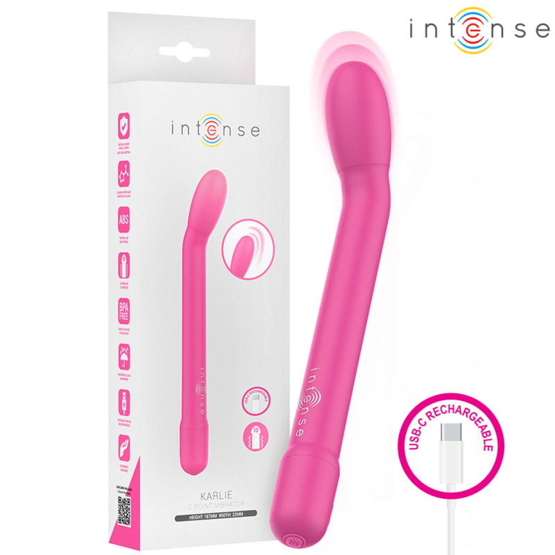 INTENSE - KARLIE RECHARGEABLE G-SPOT STIMULATOR PINK