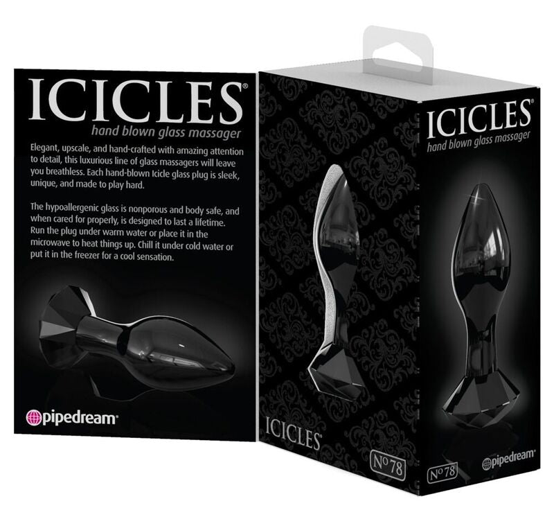 ICICLES - N. 78 GLASS ANAL PLUG