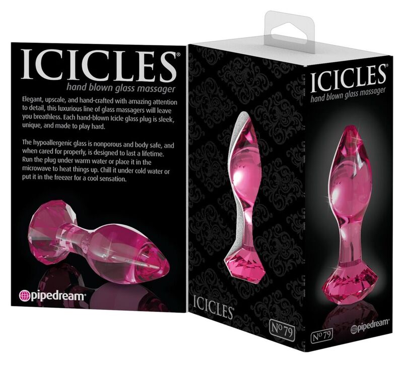 ICICLES - N. 79 GLASS ANAL PLUG