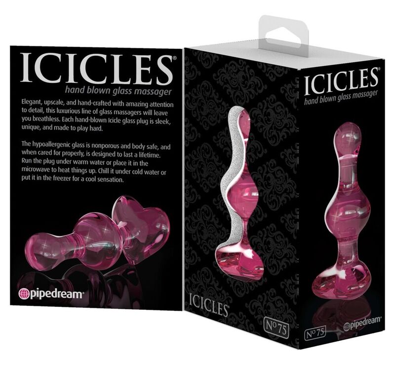 ICICLES - N. 75 GLASS DILDO