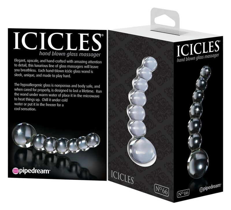 ICICLES - N. 66 TRANSPARENT MASSAGER