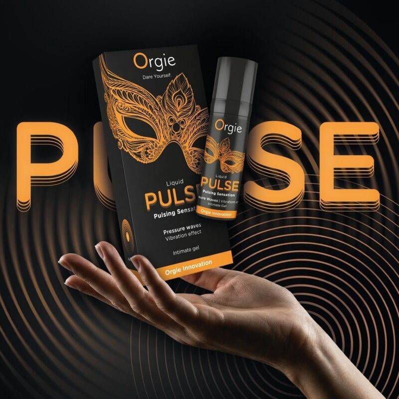 ORGIE - PULSE KYSSEBAR INTIMGEL MED PULSERENDE FORNEMMELSE 15 ML
