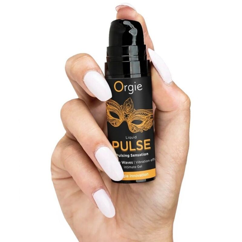 ORGIE - PULSE KYSSEBAR INTIMGEL MED PULSERENDE FORNEMMELSE 15 ML