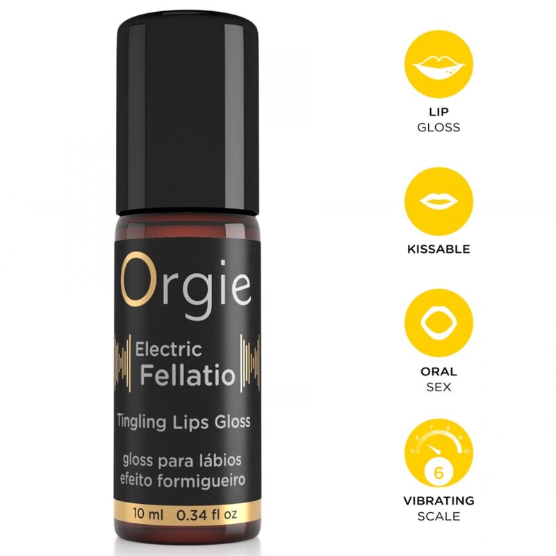 ORGIE - ELEKTRISCHE FELLATIO VIBRERENDE TINTELING LIPGLOSS 10 ML