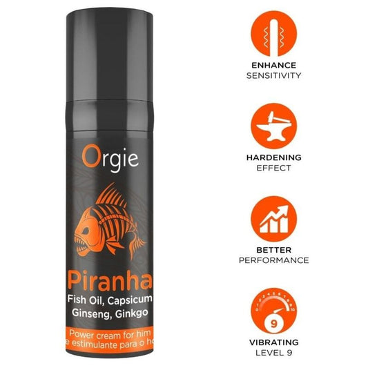 ORGIE - PIRANHA POWER CREME FÜR IHN 15 ML