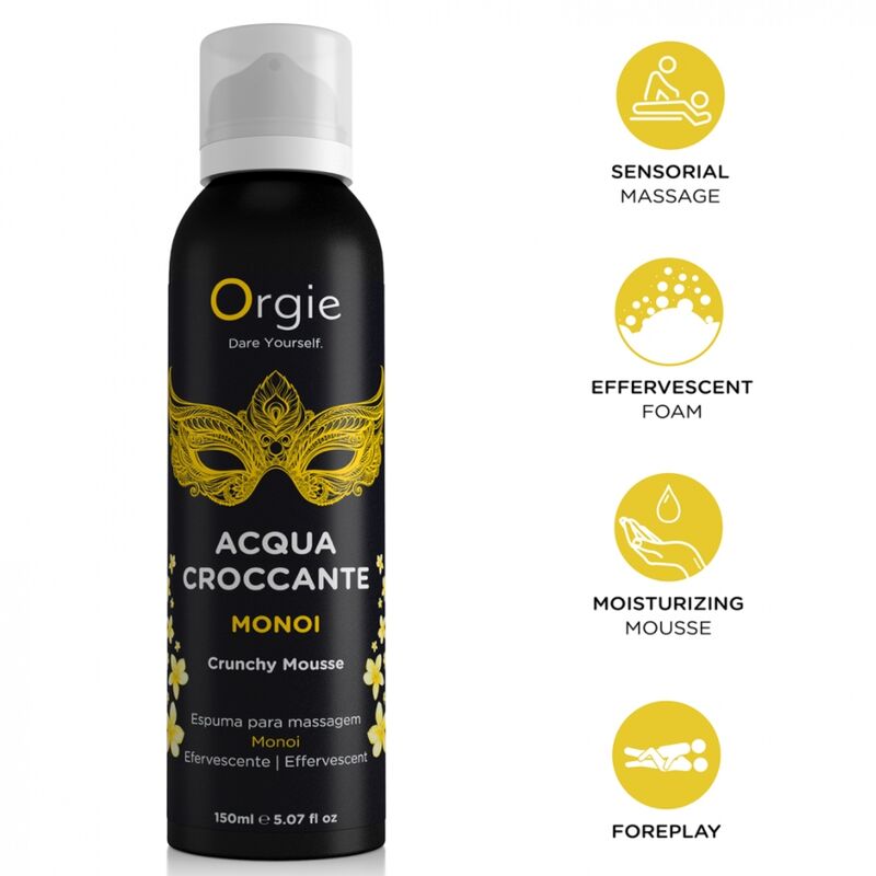 ORGIE - ACQUA CROCCANTE MONOI KNIRKENDE MASSAGEMOUSSE 150 ML