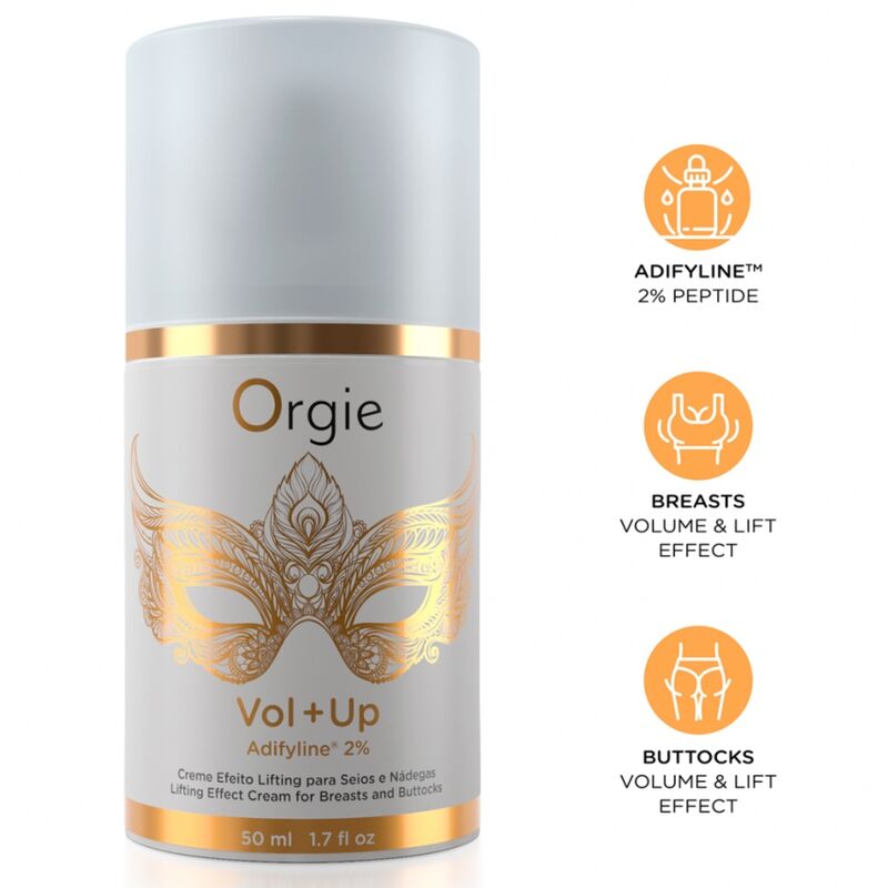 ORGIE - VOL+UP LIFTING EFFECT CRÈME VOOR BORSTEN EN BILLEN 50 ML
