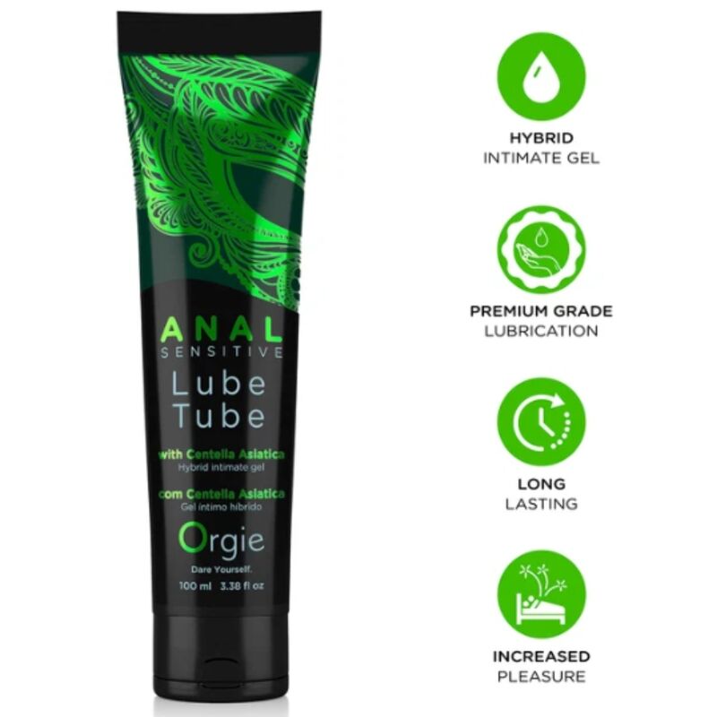 ORGIE - LUBE TUBE ANAL SENSITIVE HYBRID INTIMGEL FOR ANALSEX 100 ML