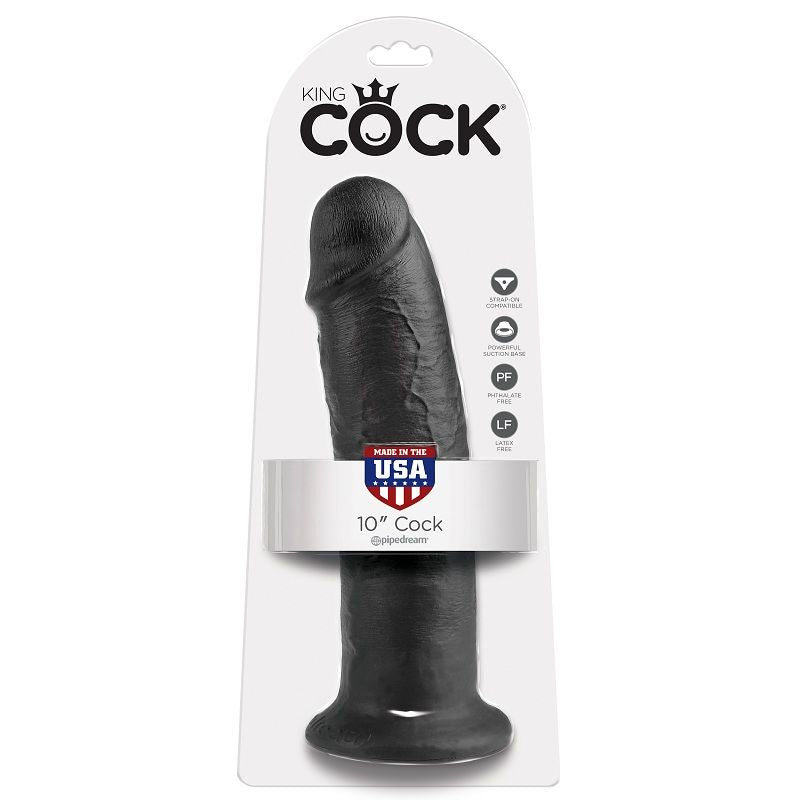 KING COCK - DILDO BLACK 25 CM